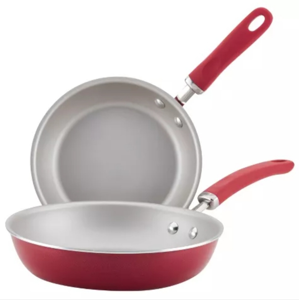 * Brand new * Deep fry pan twin set ( Rachael Ray )